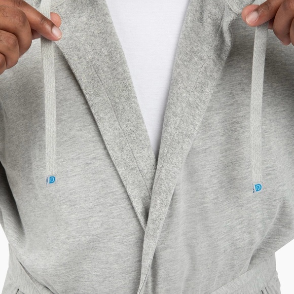 Brand new DudeRobe mens robe. Gray in size L/XL. - Picture 8 of 12